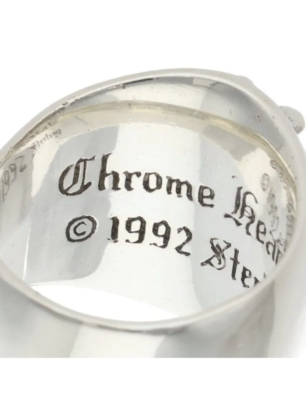 Chrome Hearts Keeper Silver Ring